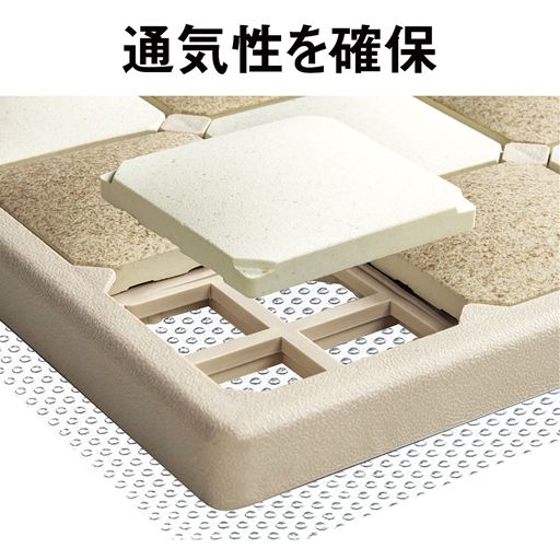 Karari珪藻土フィットタイルバスマット セシール Cecile Karari珪藻土フィットタイルバスマット セシール Cecile