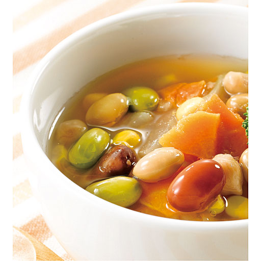 お豆と野菜のごろっとおかずスープ セシール Cecile
