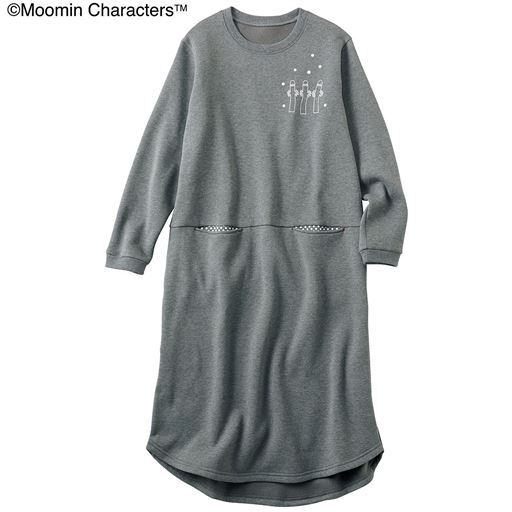 あったか裏起毛のロングワンピース Moomin セシール Cecile あったか裏起毛のロングワンピース Moomin セシール Cecile