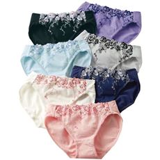 ショーツ(綿混ストレッチ・ビキニタイプ)(はきこみ丈浅め)