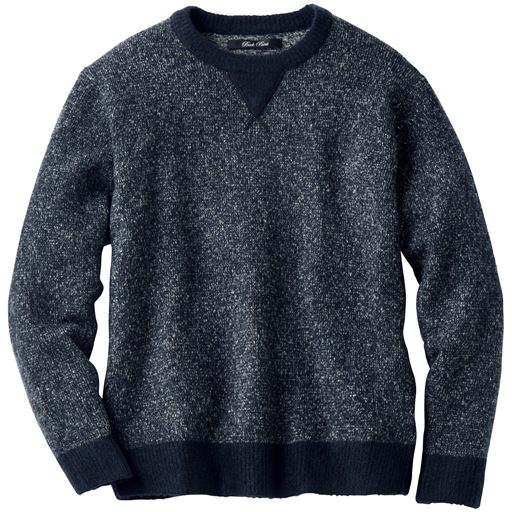 軽量ストレッチニットクルーネック ふんわり軽くて楽ちんで洗濯機洗い