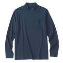 綿１００％ハイネックＴシャツ（長袖）