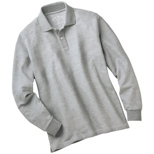 【男女兼用】ドライ長袖ポロシャツ/吸汗・速乾・抗菌防臭・UVカット機能付き