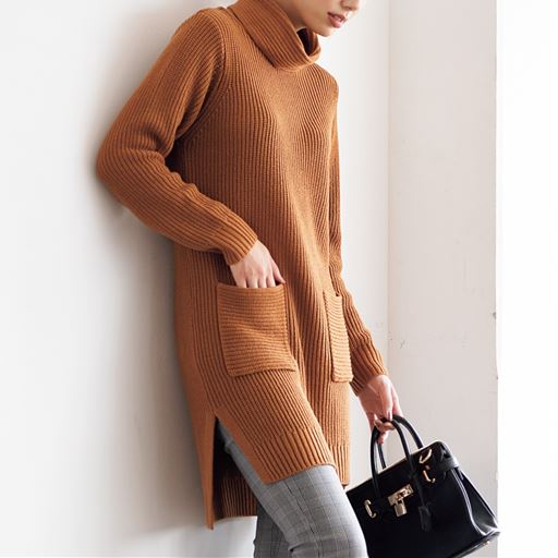 ニットチュニック セシール Cecile ニットチュニック セシール Cecile
