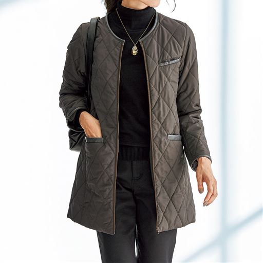 モッズコート エコファー付き セシール Cecile