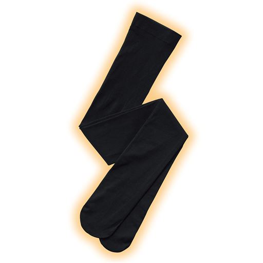 タイツ 2足組 80デニール くろぱん セシール Cecile