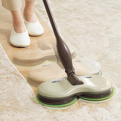 コードレスくるくるツインモップ セシール Cecile