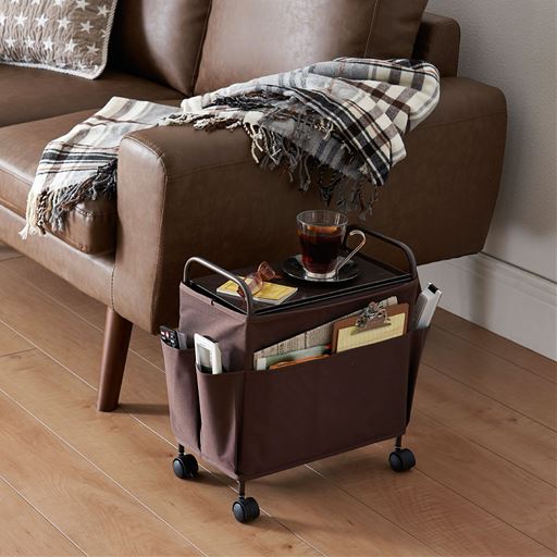 サイドワゴン 8つのポケット収納 セシール Cecile