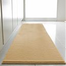 ふかふかムートン調キッチンマット(防ダニ・抗菌) ■カラー:ベージュ アイボリー ■サイズ:120x45,180x45,180x60,90x45の小イメージ