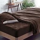 49%OFFミンク調わた入り毛布 ■カラー：ブラウン ワイン ■サイズ：シングル(140×200cm),ダブル(180×200cm)の商品画像