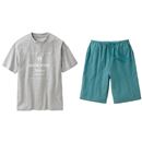 B(グレーTシャツ&パンツセット)