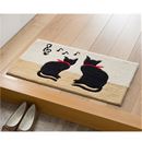 猫柄玄関マット ■カラー:ネコ ■サイズ:75×45cmの小イメージ