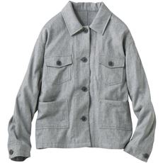 ダブルガーゼの着回せるジャケット
