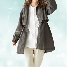 スタンドカラーナイロンアウター