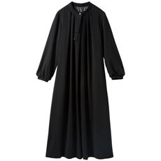 ダブルタイブラックワンピース