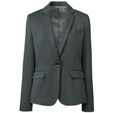 テーラードジャケット(事務服・カットソー素材)/スーツなのに動きやすい