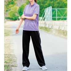 ジップ使いTシャツ(DUNLOP REFINED)(UVカット・吸汗速乾・洗濯機OK)