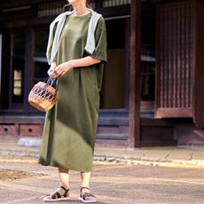 すっぽりTシャツワンピース(吸汗速乾・洗濯機OK)