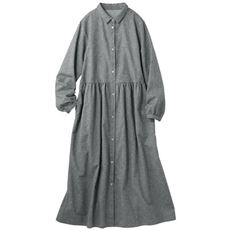 ちび衿シャツワンピース