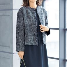 着回しツイードジャケット
