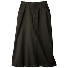 チノAラインスカート(微光沢・厚みと張りのある生地・大人女性の上質チノ・ストレッチ)