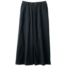 綿混ハイパーストレッチベイカースカート