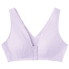 着脱らくらくフロントホックブラ(ノンワイヤー・フルカップ)