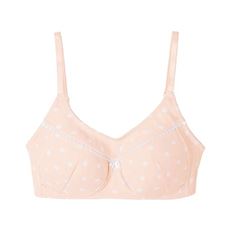 フルカップブラジャー(通学ブラ®)(ワイヤーなし)(胸の揺れをカバー)(大きいサイズ)