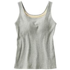 小さく見せるブラ付きタンクトップ(ノンワイヤー)