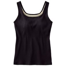 小さく見せるブラ付きタンクトップ(ノンワイヤー)