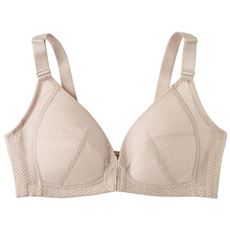 アンダー大きめさんのフロントホックブラ(ノンワイヤー・フルカップ)