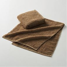 洗濯脱水するだけですぐ乾くタオル(同色2枚組)