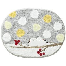 シマエナガのバスマット