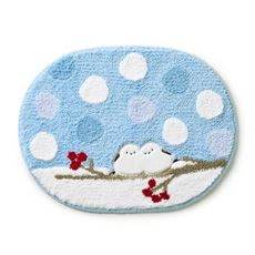 シマエナガのバスマット