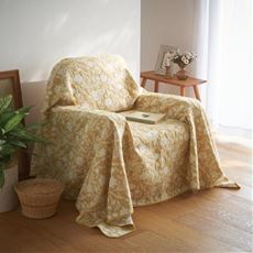 風通ジャカード織りマルチカバー(花柄)