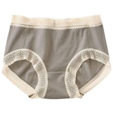締め付けにくい綿混ストレッチレーシィショーツ(デイリーヒップス&reg;)(綿混ストレッチ・はきこみ丈浅め)
