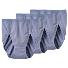 ハイレグタイプショーツ・3枚組(デイリーヒップス&reg;)(ハイレグしっかりゴムタイプ)(綿混ストレッチ・はきこみ丈深め)