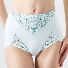 ショーツ(綿混ストレッチ・はき込み丈深め)(背中すっきりブラのコーディネートショーツ)