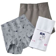 すっぽり包み込む、はみ出しにくいショーツ(はきこみ丈深め)