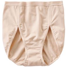 足さばきがよいシンプルゴムショーツ(デイリーヒップス&reg;)(綿混ストレッチ・はきこみ丈深め)
