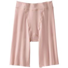 パンツがすっきりはけて涼やかコントロールショーツ(1枚ばきOK・はきこみ丈深め・綿混ストレッチ)