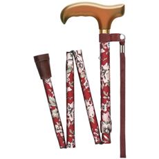 おしゃれな花柄折り畳み杖