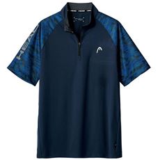 ドライハーフジップTシャツ(ヘッド)(吸汗・速乾機能付き)