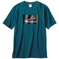 ドライプリント半袖Tシャツ(コンバース)(吸汗・速乾機能付き)