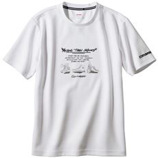 ドライモノクロプリント半袖Tシャツ(コンバース)(吸汗・速乾機能付き)