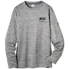 ドライクルーネック長袖Tシャツ(ヘッド)(吸汗・速乾機能付き)