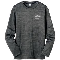 ドライクルーネック長袖Tシャツ(ヘッド)(吸汗・速乾機能付き)