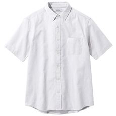 綿100%パナマ織りシャツ(半袖)