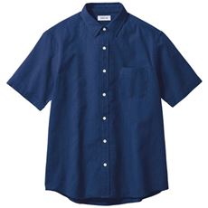 綿100%パナマ織りシャツ(半袖)