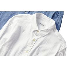 綿100%パナマ織りシャツ(長袖)